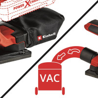 Аккумуляторная вибрационная шлифмашина Einhell PXC TC-OS 18/187 Li-Solo 4460725