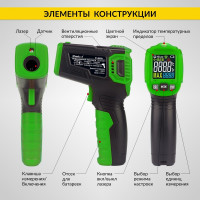 Пирометр инфракрасный бесконтактный iCarTool от -50 до +550°С IC-M650