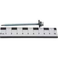 Кровельные саморезы ВИРТУОЗ 4,8х75 мм, цинк 100 шт 600-31488