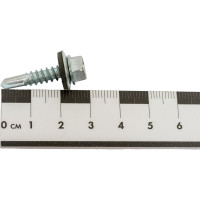 Кровельные саморезы ВИРТУОЗ 5,5х25 мм, цинк 25 шт 03409