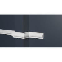 Стеновой молдинг Decor-Dizayn ударопрочный влагостойкий под покраску 30Х13Х2000 мм 157А