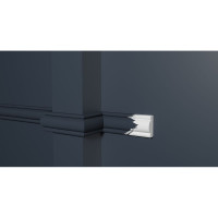 Стеновой молдинг Decor-Dizayn ударопрочный влагостойкий под покраску 30Х13Х2000 мм 157А