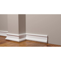 Стеновой молдинг Decor-Dizayn ударопрочный влагостойкий под покраску 84Х26Х2000 мм 147A