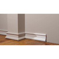 Стеновой молдинг Decor-Dizayn ударопрочный влагостойкий под покраску 84Х26Х2000 мм 147A