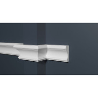 Стеновой молдинг Decor-Dizayn ударопрочный влагостойкий под покраску 50Х22Х2000 мм 151A