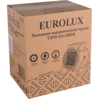 Тепловая электрическая пушка Eurolux ТЭПК-EU-2000K керамический нагревательный элемент, круглая 67/1/35