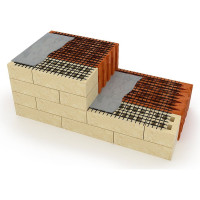 Сетка базальтовая кладочная ГРИДЕКС Универсал ( ячейка 25x25 рулон 1мх50м) ГУ 1-50Л