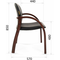 Компьютерное кресло CHAIRMAN 659 Terra черный матовый/темный орех 00-06066646