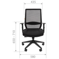 Компьютерное кресло CHAIRMAN 555 LT TW черный 00-07062966