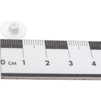 Заглушка под конфирмат ВИРТУОЗ белая, 50 шт. 43283