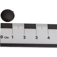 Заглушка под конфирмат ВИРТУОЗ черная, 50 шт. 43481