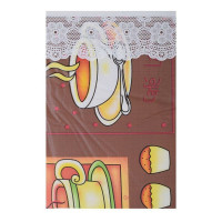 Фартук МУЛЬТИДОМ виниловый с карманом 18 диз 75х52 см LC22-66