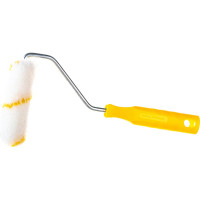 Малярный мини-валик РемоКолор с рукояткой Гирпан, ось 6мм, D15мм, 100мм, 06-4-521