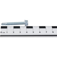 Кровельный саморез КРЕП-КОМП цинк 7мкм, без шайбы, 5,5х38, фасовка 300 шт. скбш5538ф