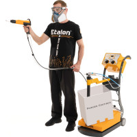Ручная установка нанесения порошковой краски Etalon В400 с вибростолом 552503