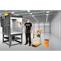 Ручная установка нанесения порошковой краски Etalon В400 с вибростолом 552503