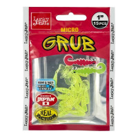 Съедобные искусственные твистеры LUCKY JOHN LJ Pro Series MICRO GRUB 1,0in, цвет 071, 15шт. 140159-071