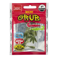 Съедобные искусственные твистеры LUCKY JOHN LJ Pro Series MICRO GRUB 1,0in, цвет PA01, 15шт. 140159-PA01