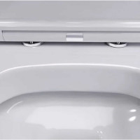 Подвесной унитаз Damixa Sirius безободковый, с сиденьем микролифт DX86C1700SC