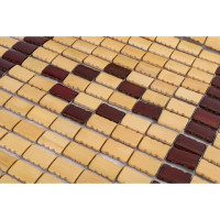 Накидка на сиденье Nova Bright с подголовником, бамбуковая, плоские пластины, 120х43 см 44178