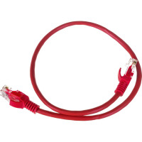 Патч-корд ExeGate UTP-RJ45-RJ45-5e-0,5M-RD, UTP, cat.5e, 0.5м, красный 258384