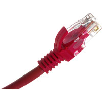 Патч-корд ExeGate UTP-RJ45-RJ45-5e-0,5M-RD, UTP, cat.5e, 0.5м, красный 258384