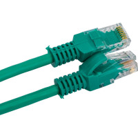 Патч-корд ExeGate UTP-RJ45-RJ45-5e-0,3M-GN, UTP, cat.5e, 0.3м, зеленый 258665