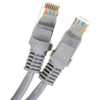 Патч-корд ExeGate UTP-RJ45-RJ45-5e-7,5M-GY, UTP, cat.5e, 7,5м, серый 190990