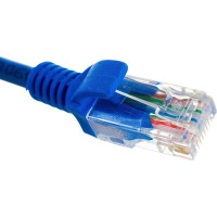 Патч-корд ExeGate UTP-RJ45-RJ45-5e-0,5M-BL, UTP, cat.5e, 0.5м, синий 172877