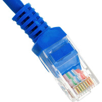 Патч-корд ExeGate UTP-RJ45-RJ45-5e-0,5M-BL, UTP, cat.5e, 0.5м, синий 172877