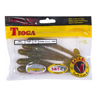 Съедобные искусственные виброхвосты LUCKY JOHN LJ Pro Series TIOGA 4.5in, цвет PA19, 5шт. 140185-PA19