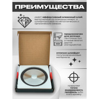 Круг заточной CBN алмазный чашка 125х32 мм Strong СТД-15200125