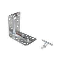 Крепежный уголок LUCKY Guy 90х90х65х2,0 мм усиленный RAM-BO оцинк. 200 02 090 11