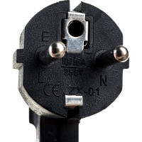 Удлинитель ExeGate ECE-6-5B 6 евророзетки с заземлением, 5м, черный 285834