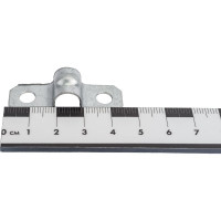 Металлическая двухлапковая скоба EKF d8-9 мм, 10 шт. PROxima sm-2-8-9-r