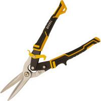 Ножницы по металлу Denzel 315мм, прямой проходной рез, сталь-CrMo, трехкомп.рук-ки 78373