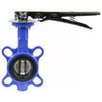 Поворотный дисковый затвор DN.ru WCB-316L-NBR Ду250 Ру16 с рукояткой D050-02164