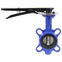 Поворотный дисковый затвор DN.ru WCB-316L-NBR Ду250 Ру16 с рукояткой D050-02164