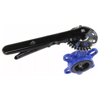 Поворотный дисковый затвор DN.ru WCB-316L-NBR Ду250 Ру16 с рукояткой D050-02164