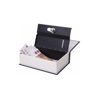 Сейф-книга BRAUBERG Английский словарь, 54х115х180 мм, ключевой замок, темно-синий 291179