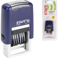 Нумератор Staff Printer 7836 6-разрядный, оттиск 22x4 мм 237434