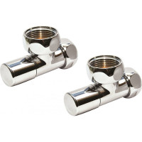 Угловой кран-вентиль SG, ручка колпак, хром, 1х3/4 г/г, 2 шт 8511SCH1005/2