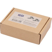Угловой кран-вентиль SG, ручка колпак, хром, 1х3/4 г/г, 2 шт 8511SCH1005/2