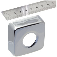 Чашка декоративная (отражатель) MasterProf 3/4" квадрат средний (нержавеющая сталь, хром), MP-У ИС.131442
