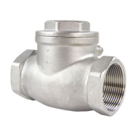 Клапан обратный SCV-316 3″ Ду80 DN.ru Ру16 муфтовый, поворотный, нержавеющая сталь D100-00500