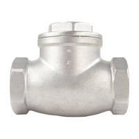 Клапан обратный SCV-316 3″ Ду80 DN.ru Ру16 муфтовый, поворотный, нержавеющая сталь D100-00500