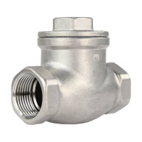 Клапан обратный SCV-316 3/4″ Ду20 DN.ru Ру16 муфтовый, поворотный, нержавеющая сталь D100-00494