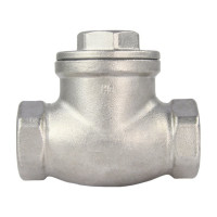 Клапан обратный SCV-316 3/4″ Ду20 DN.ru Ру16 муфтовый, поворотный, нержавеющая сталь D100-00494