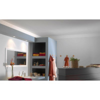 Молдинг NOMASTYL (2000х59х18 мм; белый) NMC M2