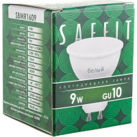 Светодиодная лампа SAFFIT SBMR1609 9W GU10 4000K 230V MR16 55149
